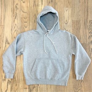 NIKE Men’s Logo Embroidered Cotton Blend Jersey Pullover Hoodie Size Medium
